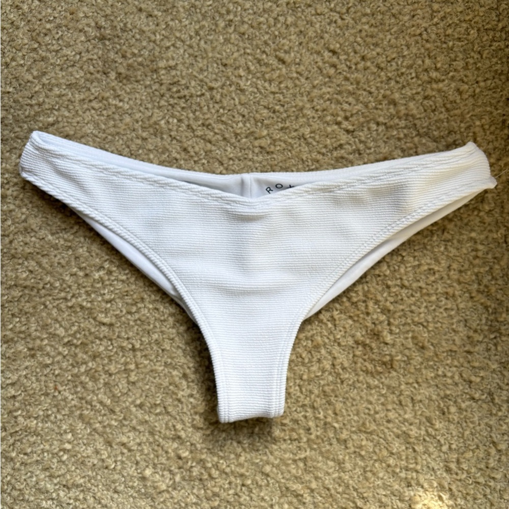 Roxy White Bikini Bottom